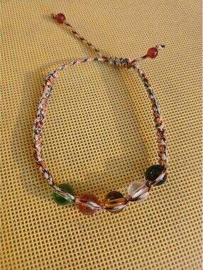 Adjustable Feng Shui Five Elements Nature Bracelet Lucky Wealth- as shown- as is